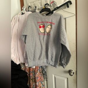Gray Crew Neck Sweater